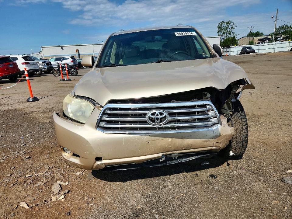 2009 Toyota Highlander VIN JTEES42A992112211 COPART salvage auction — FRONT END, Ct - Cert Of Title-Salvage, sold $2,600 on 2026-07-10 (photo 5)