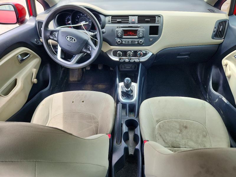 2013 Kia Rio VIN KNADM4A30D6114263 COPART salvage auction — FRONT END, PA - CERTIFICATE OF SALVAGE, sold $375 on 2026-07-02 (photo 8)