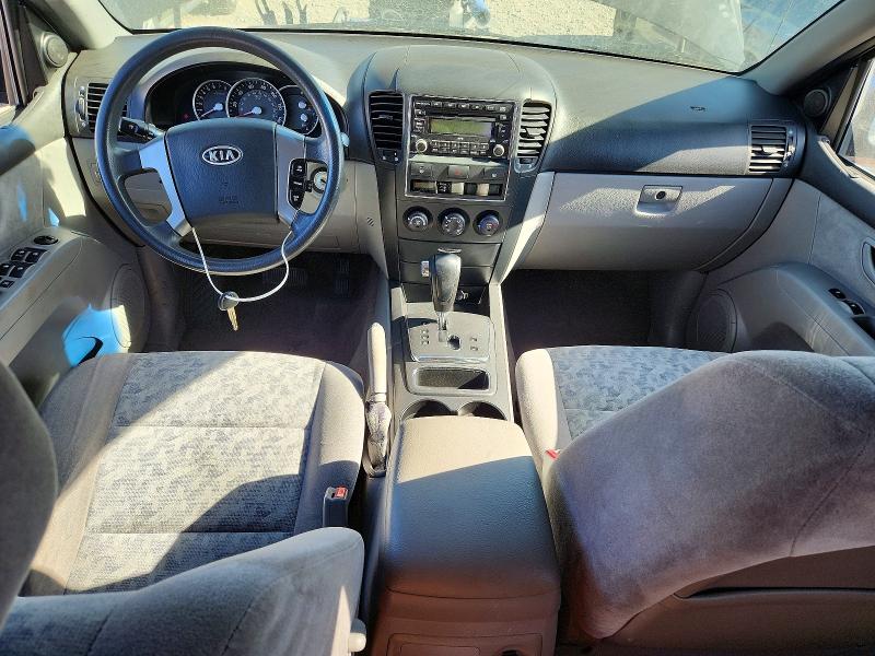 2008 Kia Sorento VIN KNDJD735X85774957 COPART salvage auction — MECHANICAL, Ca - Certificate Of Title, sold $325 on 2026-07-17 (photo 8)