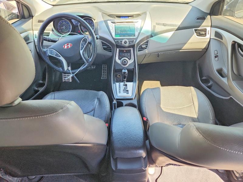 2012 Hyundai Elantra VIN KMHDH4AE6CU208100 COPART salvage auction — FRONT END, Ca - Salvage Certificate, sold $1,300 on 2026-07-07 (photo 8)