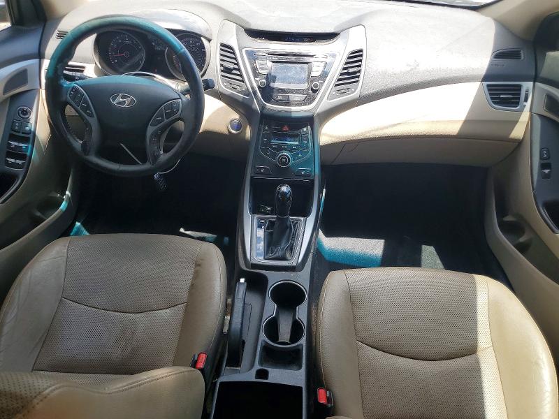 2016 Hyundai Elantra VIN KMHDH4AE2GU520906 COPART salvage auction — REAR END, Sc - Cert Of Title-Salvage, sold $850 on 2026-07-24 (photo 8)