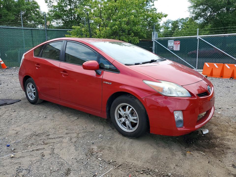 2010 Toyota Prius VIN JTDKN3DU5A0191280 COPART salvage auction — SIDE, Md - Certificate Of Title, sold $850 on 2026-07-23 (photo 4)