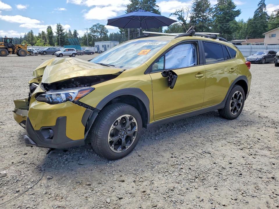 2021 Subaru VIN JF2GTAPC9MH253127 COPART salvage auction — FRONT END, Wa - Bill Of Sale, sold $1,700 on 2026-07-14 (photo 1)