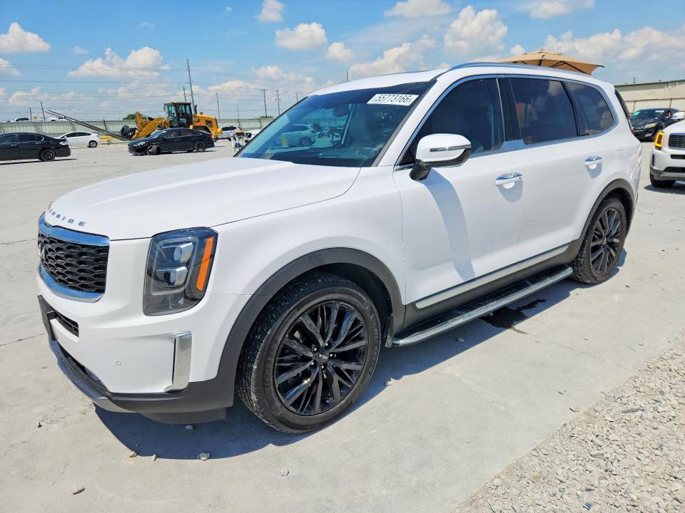 2022 Kia Telluride VIN 5XYP5DHC3NG234009 COPART salvage auction — REAR END, Tx - Certificate Of Title, sold $12,300 on 2026-07-31 (photo 1)