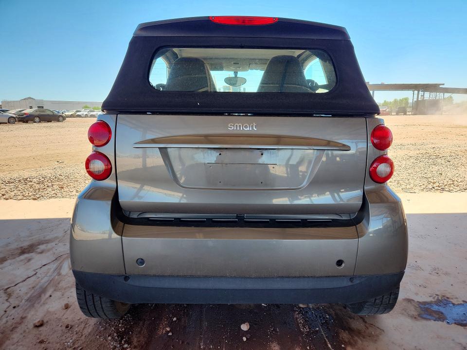 2010 Smart Fortwo VIN WMEEK3BA1AK344810 COPART salvage auction — FRONT END, AZ - CERT OF TITLE - SALVAGE, sold $1,700 on 2026-07-02 (photo 6)