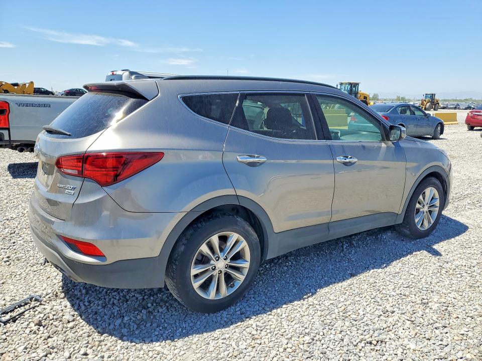 2017 Hyundai Santa fe VIN 5XYZUDLA8HG489910 COPART salvage auction — NORMAL WEAR, MI - DIS/DLR/EXP ONLY CLEAN TITLE, sold $2,650 on 2026-07-09 (photo 3)