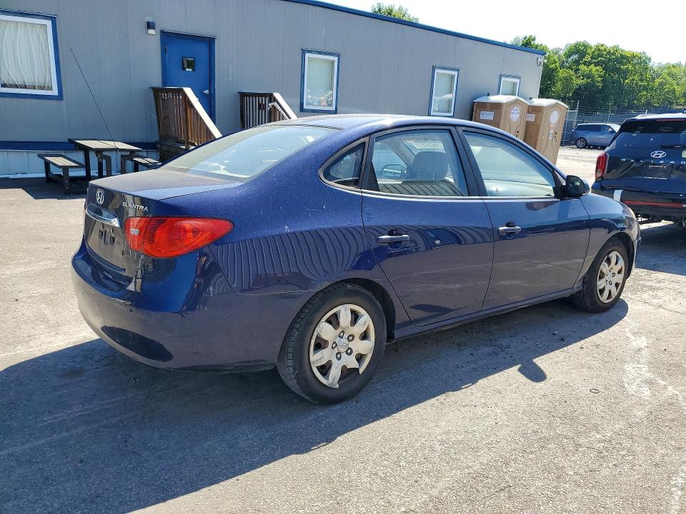 2007 Hyundai Elantra VIN KMHDU46D57U023571 COPART salvage auction — FRONT END, PA - CERT OF TITLE, sold $750 on 2026-07-29 (photo 3)