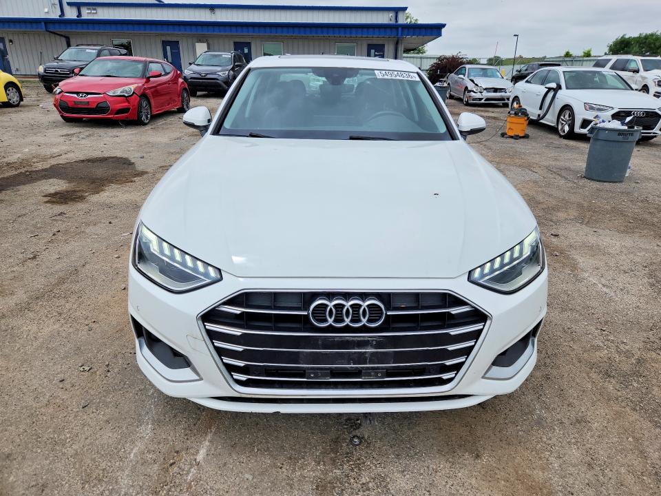 2020 Audi A4 VIN WAUHMAF41LA073252 COPART salvage auction — HAIL, Wi - Cert Of Title-Claim Paid, sold $8,900 on 2026-07-14 (photo 5)