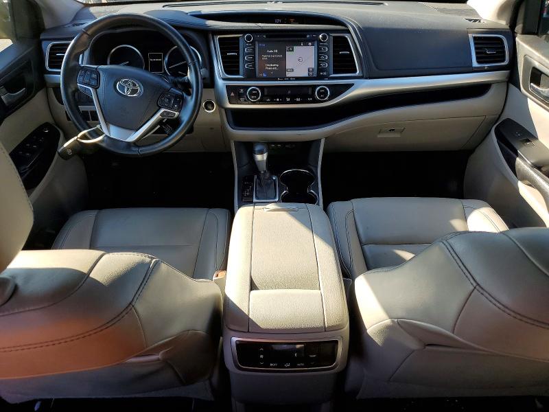 2019 Toyota Highlander VIN 5TDKZRFH9KS297768 COPART salvage auction — MINOR DENT/SCRATCHES, Ky - Certificate Of Title (P), sold $13,200 on 2026-07-30 (photo 8)