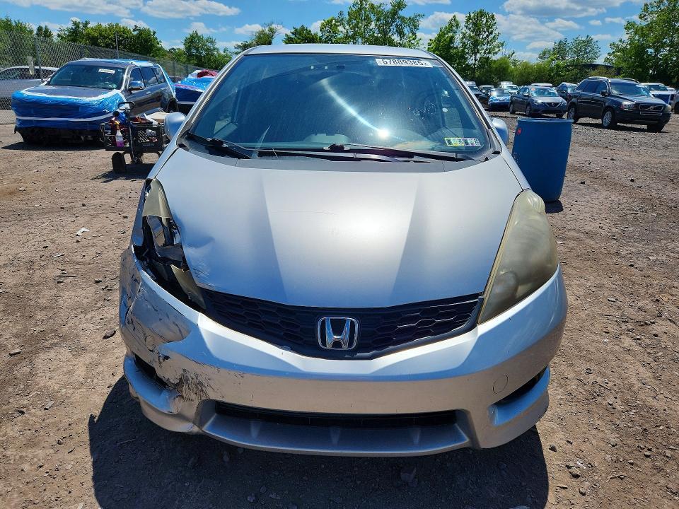 2013 Honda VIN JHMGE8H57DC042781 COPART salvage auction — REAR END, Pa - Certificate Of Salvage, sold $800 on 2026-07-20 (photo 5)