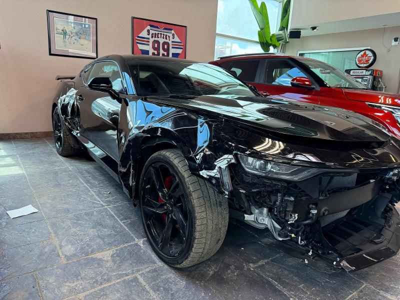2024 Chevrolet Camaro VIN 1G1FH1R73R0113794 COPART salvage auction — FRONT END, On - Permit Salvage (P), sold $18,900 on 2026-07-09 (photo 1)