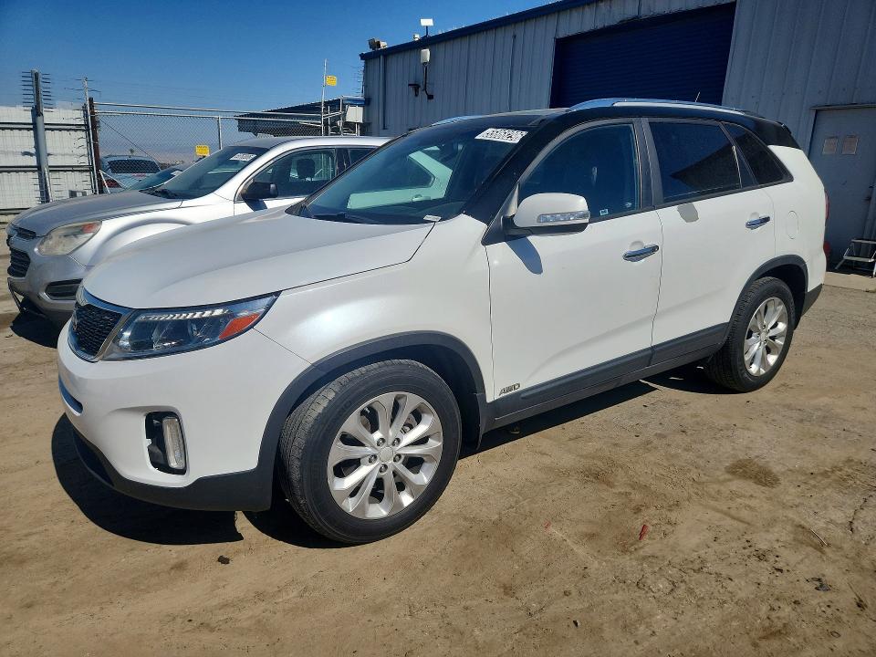 2014 Kia Sorento VIN 5XYKUDA78EG463151 COPART salvage auction — SIDE, Ca - Certificate Of Title, sold $1,450 on 2026-07-28 (photo 1)