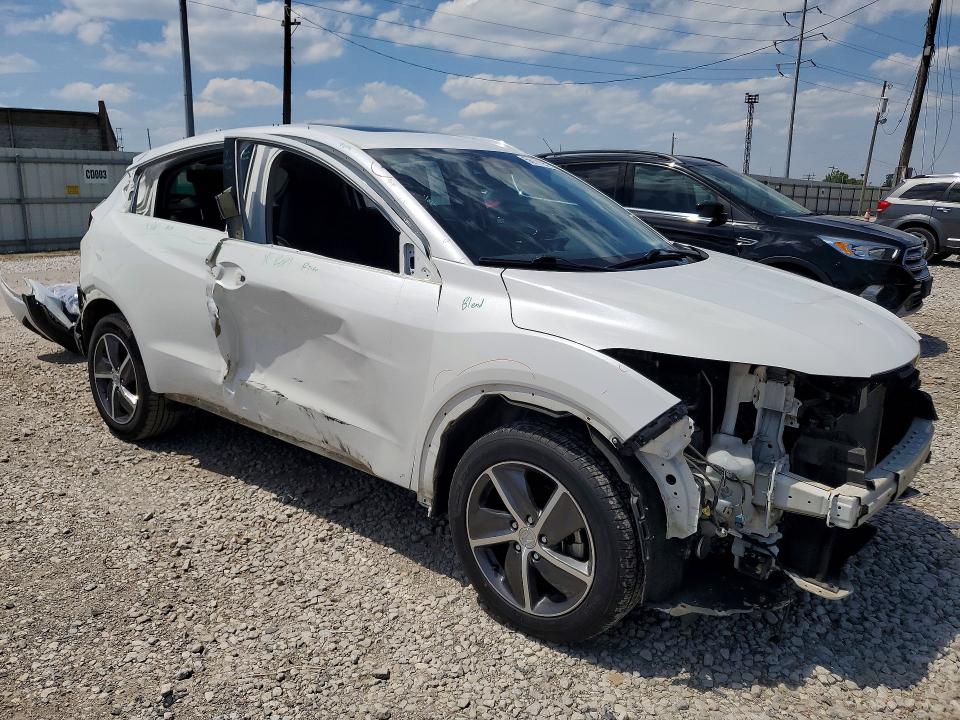 2022 Honda Hr-v VIN 3CZRU6H55NM734677 COPART salvage auction — FRONT END, Oh - Cert Of Title-Salvage, sold $5,200 on 2026-07-02 (photo 4)