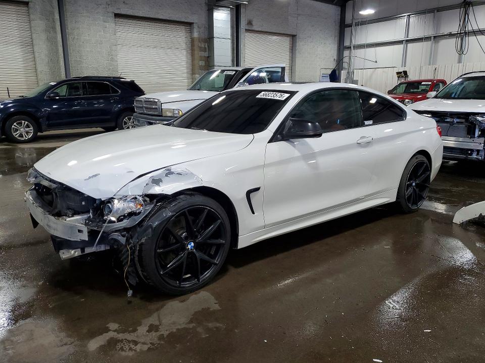 2015 BMW VIN WBA3R5C53FK372899 COPART salvage auction — FRONT END, Mn - Cert Of Title-Salvage, sold $3,750 on 2026-08-11 (photo 1)