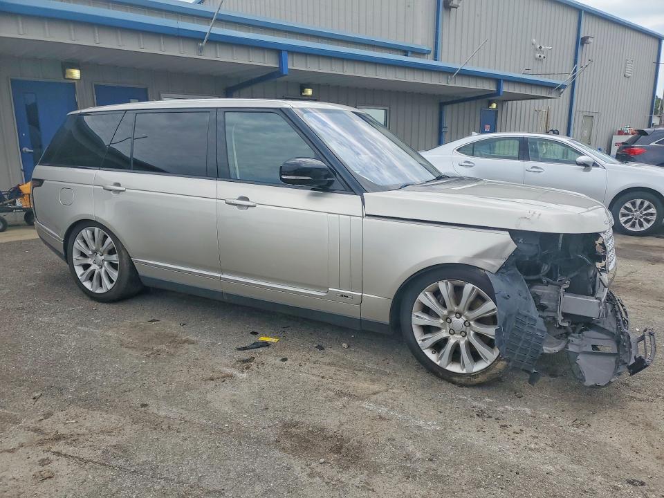 2016 Land rover RANGE ROVER VIN SALGS3EF9GA257520 COPART salvage auction — FRONT END, TX - CERTIFICATE OF TITLE, sold $1,150 on 2026-07-28 (photo 4)