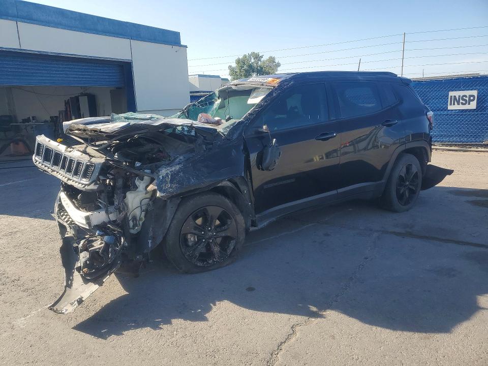 2020 Jeep Compass VIN 3C4NJDBB7LT251680 COPART salvage auction — ROLLOVER, Tx - Salvage Vehicle Title, sold $850 on 2026-07-10 (photo 1)