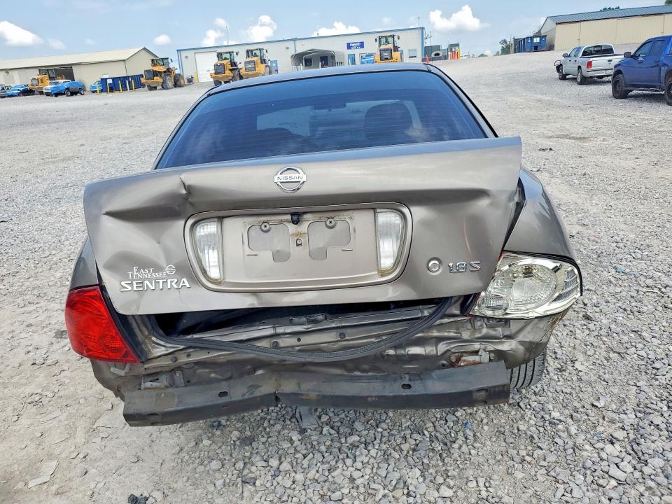 2006 Nissan Sentra VIN 3N1CB51D06L488726 COPART salvage auction — REAR END, Tn - Salvage Certificate, sold $425 on 2026-07-09 (photo 6)