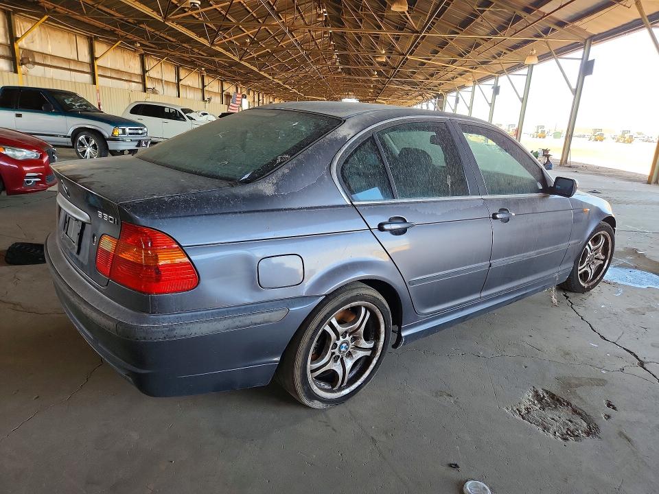 2002 BMW 3 series VIN WBAEV53402KM17707 COPART salvage auction — NORMAL WEAR, Az - Certificate Of Title, sold $475 on 2026-07-29 (photo 3)
