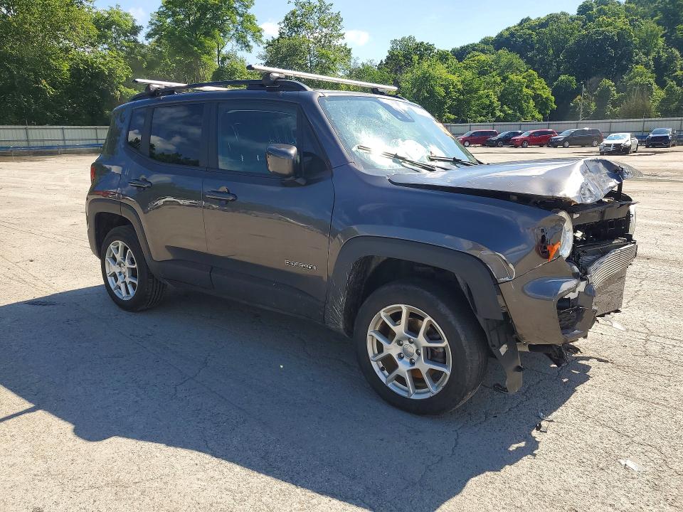 2021 Jeep Renegade VIN ZACNJDBB5MPM56243 COPART salvage auction — FRONT END, Pa - Certificate Of Salvage, sold $1,200 on 2026-08-13 (photo 4)