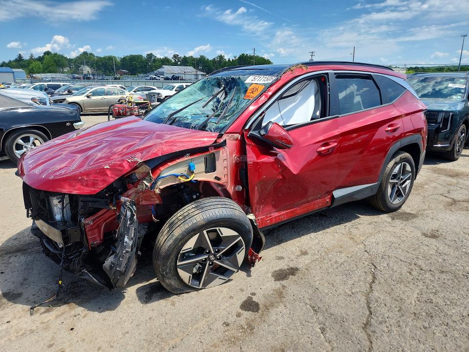 2025 Hyundai Tucson VIN KM8JCDD12SU316934 COPART salvage auction — ROLLOVER, PA - CERTIFICATE OF SALVAGE, sold $2,350 on 2026-07-31 (photo 1)