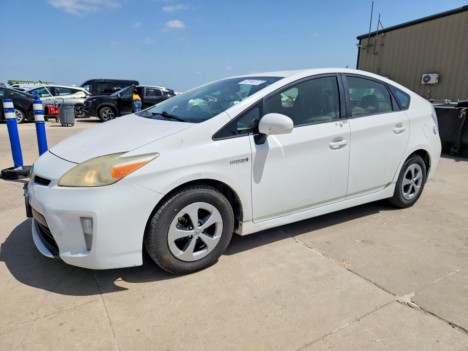 2012 Toyota Prius VIN JTDKN3DU6C1582385 COPART salvage auction — MINOR DENT/SCRATCHES, TX - CERTIFICATE OF TITLE, sold $2,950 on 2026-07-23 (photo 1)