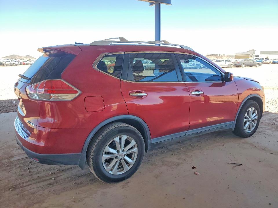 2015 Nissan Rogue VIN KNMAT2MV0FP556743 COPART salvage auction — FRONT END, Az - Cert Of Title - Salvage, sold $1,250 on 2026-07-14 (photo 3)