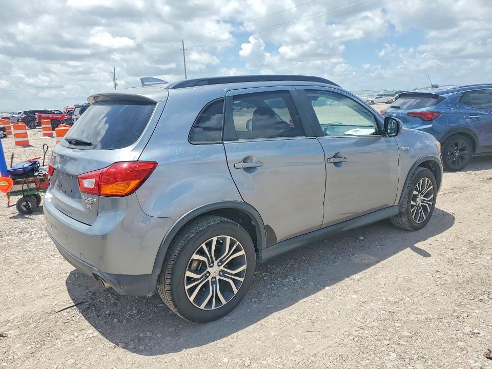 2017 Mitsubishi Outlander VIN JA4AP4AW4HZ026354 COPART salvage auction — HAIL, Tx - Certificate Of Title, sold $4,350 on 2026-07-16 (photo 3)