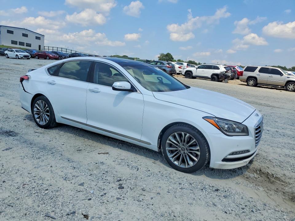 2017 Genesis VIN KMHGN4JEXHU176281 COPART salvage auction — REAR END, Ga - Cert Of Title-Salvage, sold $1,000 on 2026-07-08 (photo 4)