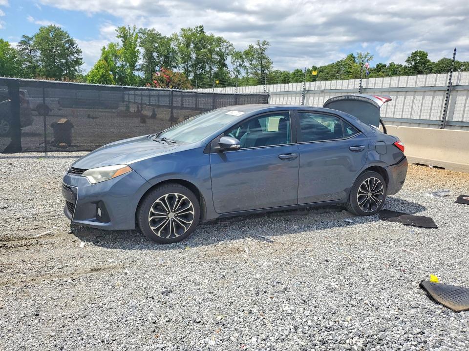 2016 Toyota Corolla VIN 5YFBURHE5GP464239 COPART salvage auction — REAR END, Sc - Cert Of Title-Salvage, sold $3,850 on 2026-07-27 (photo 1)