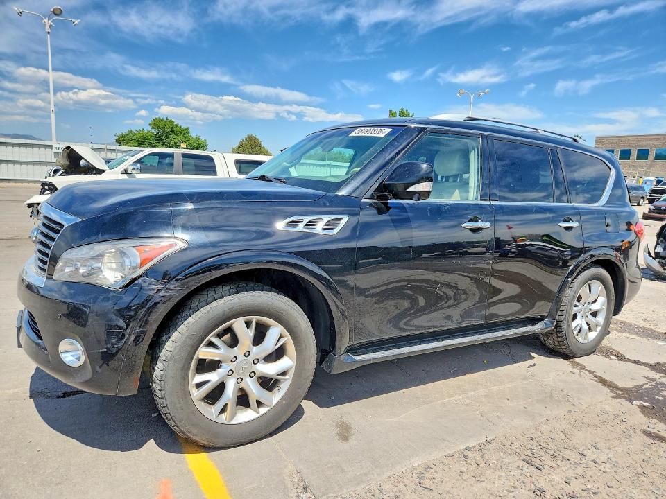2013 Infiniti Qx56 VIN JN8AZ2NC1D9330700 COPART salvage auction — UNDERCARRIAGE, Co - Certificate Of Title, sold $925 on 2026-07-27 (photo 1)