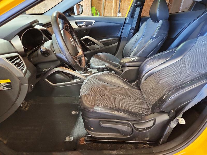 2012 Hyundai Veloster VIN KMHTC6AD2CU078667 COPART salvage auction — FRONT END, PA - CERTIFICATE OF SALVAGE, sold $350 on 2026-07-02 (photo 7)