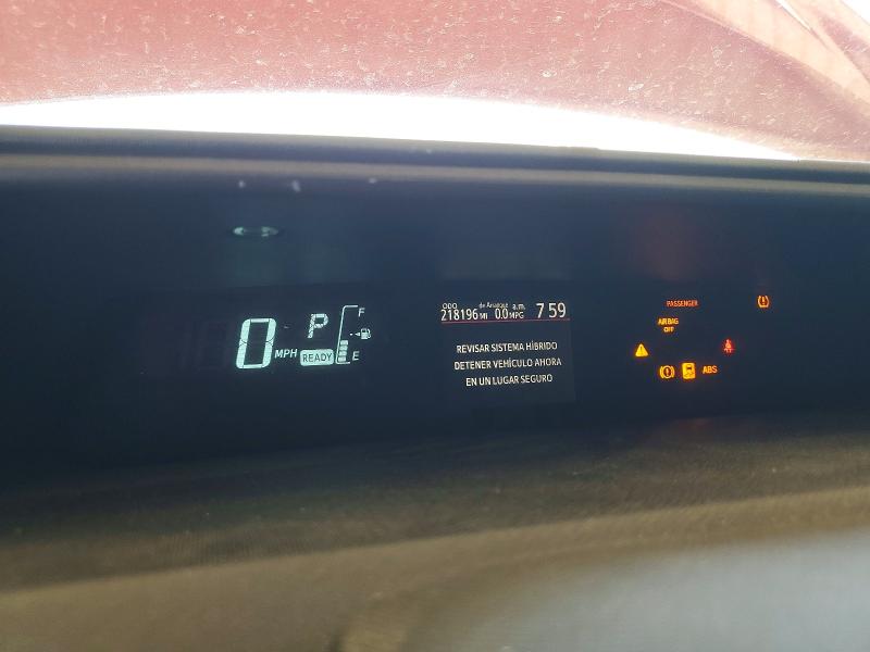 2014 Toyota Prius c VIN JTDKDTB30E1082755 COPART salvage auction — FRONT END, CA - SALVAGE CERTIFICATE, sold $1,150 on 2026-07-09 (photo 9)