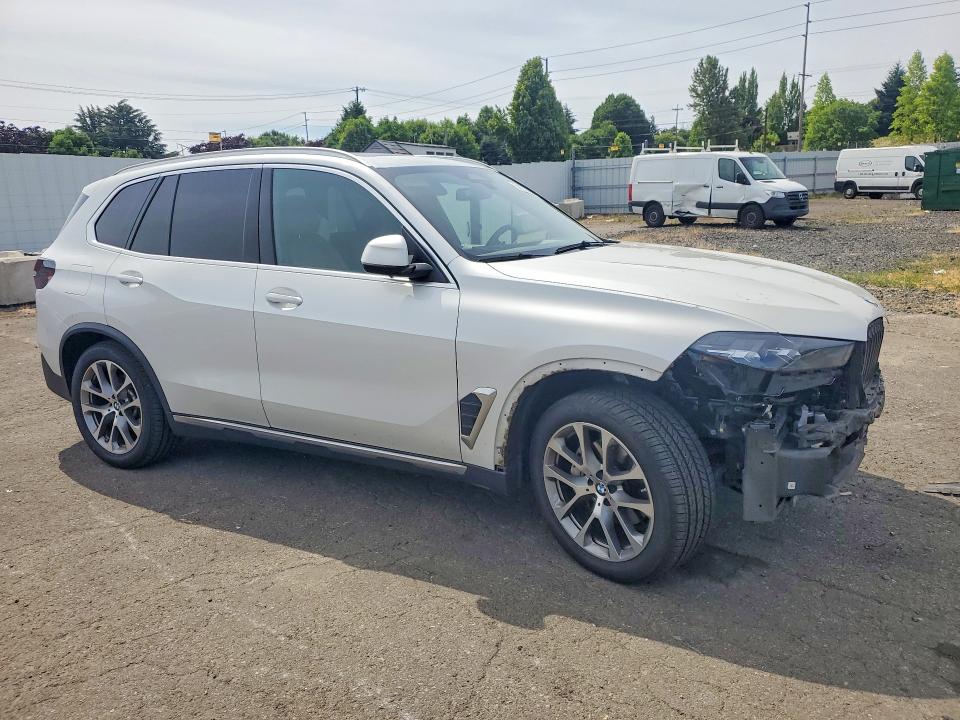 2024 BMW X5 VIN 5UX23EU05R9S66337 COPART salvage auction — FRONT END, Or - Salvage Title Certificate, sold $1,600 on 2026-08-03 (photo 4)