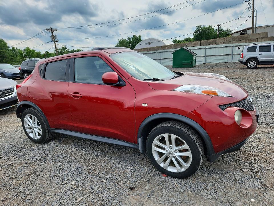 2012 Nissan Juke VIN JN8AF5MV6CT120981 COPART salvage auction — REAR END, Nj - Cert Of Title-Salvage, sold $950 on 2026-07-07 (photo 4)