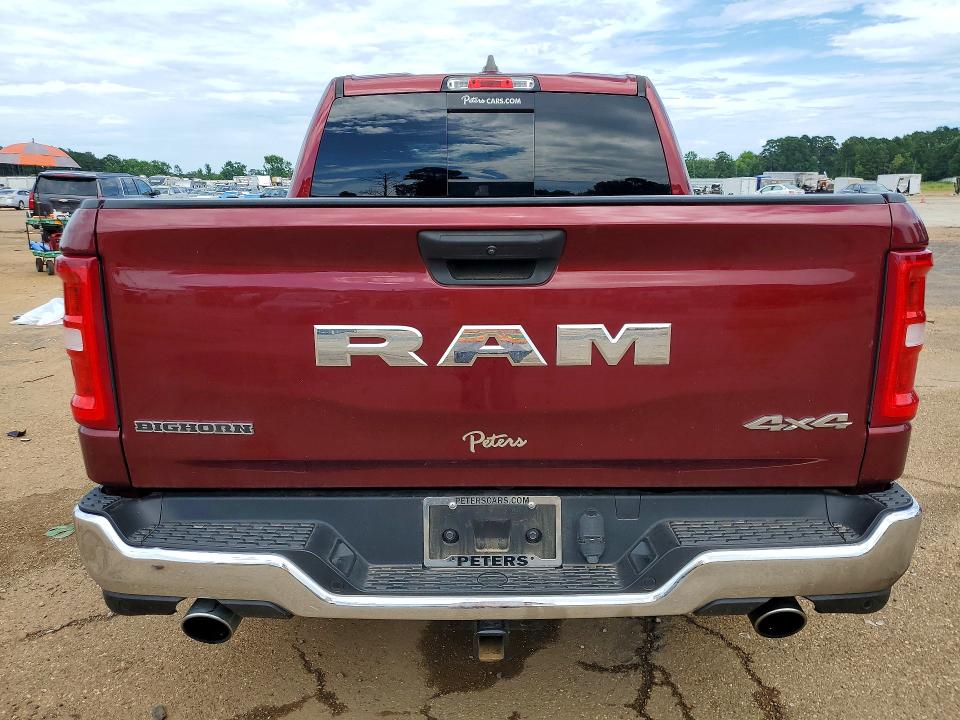 2025 Ram 1500 VIN 1C6SRFFP8SN527822 COPART salvage auction — FRONT END, Tx - Salvage Vehicle Title, sold $16,000 on 2026-07-27 (photo 6)
