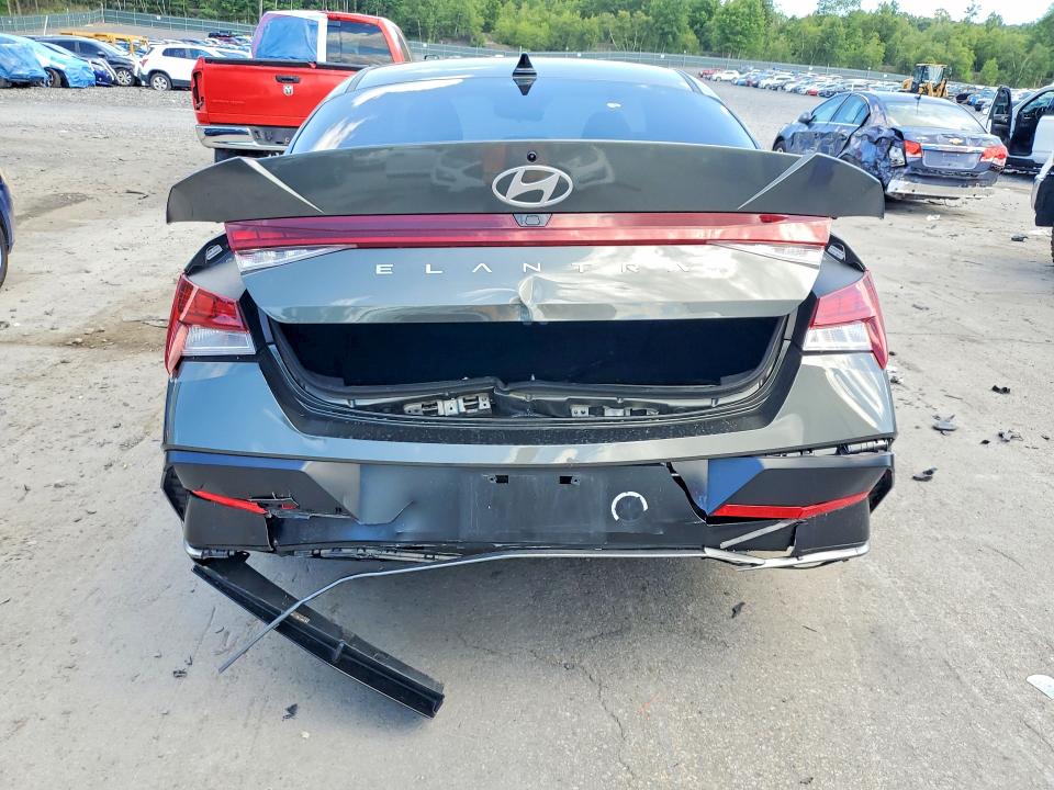 2024 Hyundai Elantra VIN KMHLS4DG0RU698522 COPART salvage auction — REAR END, Pa - Certificate Of Salvage, sold $6,300 on 2026-07-29 (photo 6)
