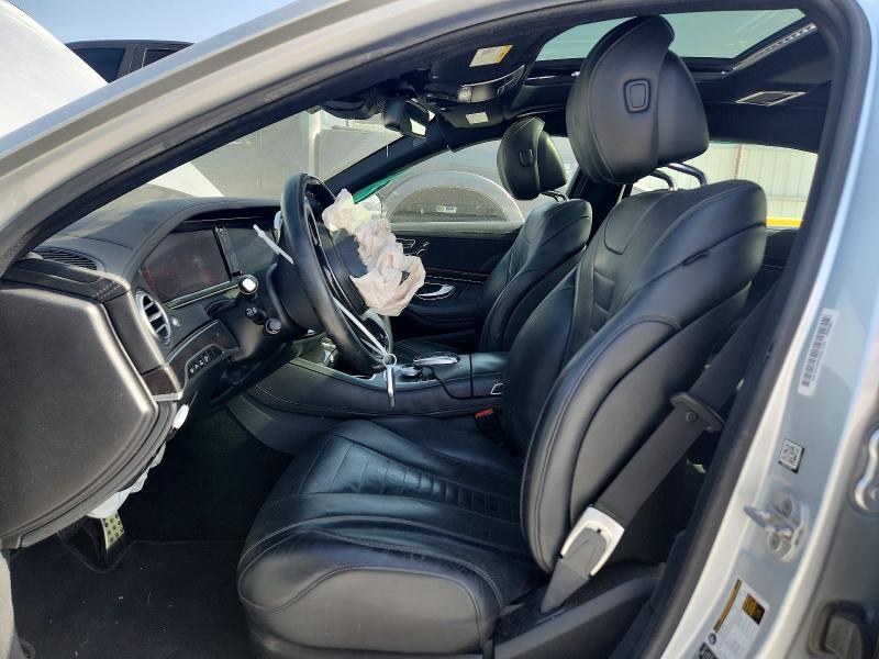 2015 Mercedes-benz S-klasse VIN WDDUG8CB6FA174303 COPART salvage auction — WATER/FLOOD, TX - SALVAGE TITLE-FLOOD DAMAGE, sold $4,300 on 2026-08-04 (photo 7)