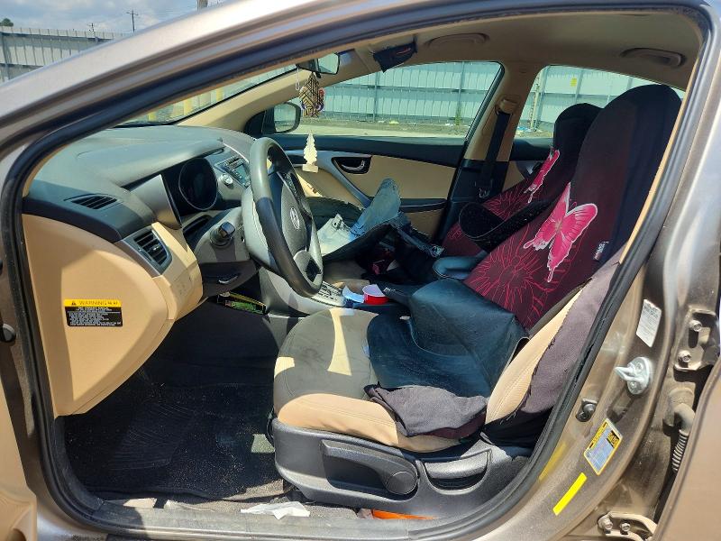 2013 Hyundai Elantra VIN 5NPDH4AE1DH326104 COPART salvage auction — REAR END, Al - Cert Of Title-Parts Only Salvg, sold $425 on 2026-07-09 (photo 7)
