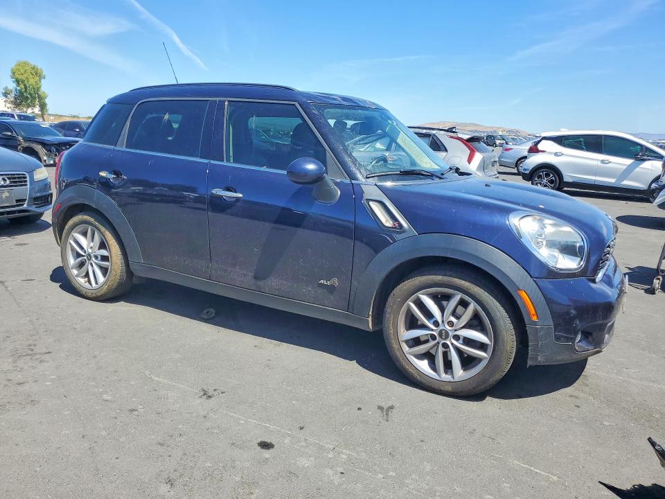 2012 Mini VIN WMWZC5C57CWL56723 COPART salvage auction — WATER/FLOOD, Ca - Salvage Certificate, sold $450 on 2026-08-03 (photo 4)