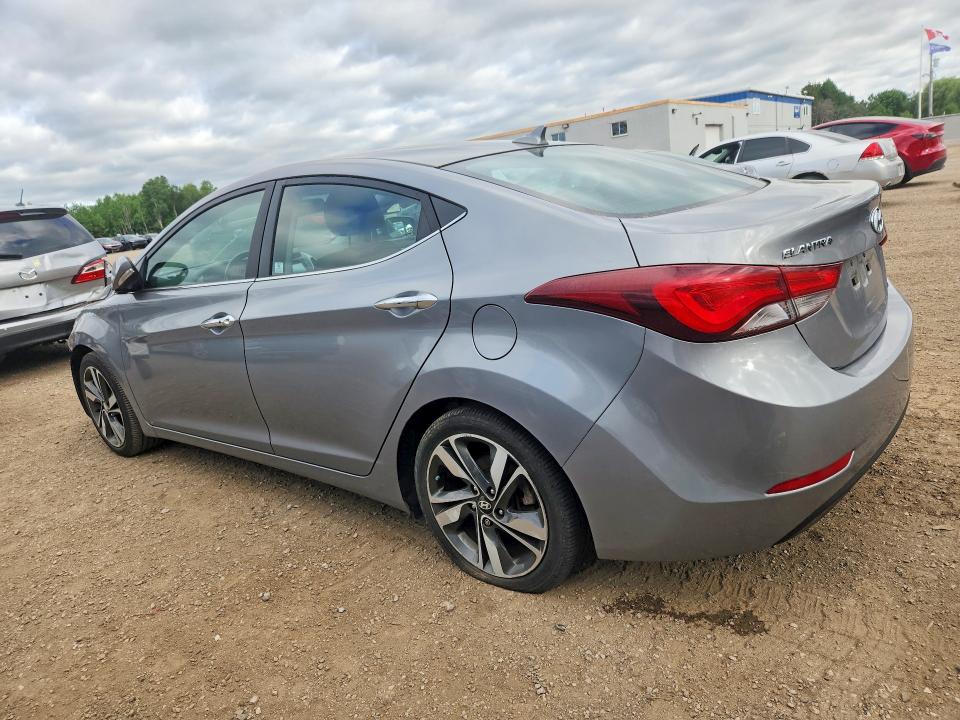 2015 Hyundai Elantra VIN KMHDH4AH2FU235535 COPART salvage auction — FRONT END, ON - PERMIT SALVAGE, sold $1,550 on 2026-07-07 (photo 2)