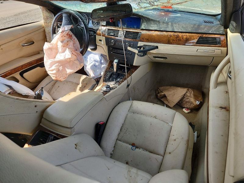 2008 BMW 3er VIN WBAWL13558PX19596 COPART salvage auction — FRONT END, Va - Cert Of Title - Salvage, sold $375 on 2026-07-29 (photo 8)