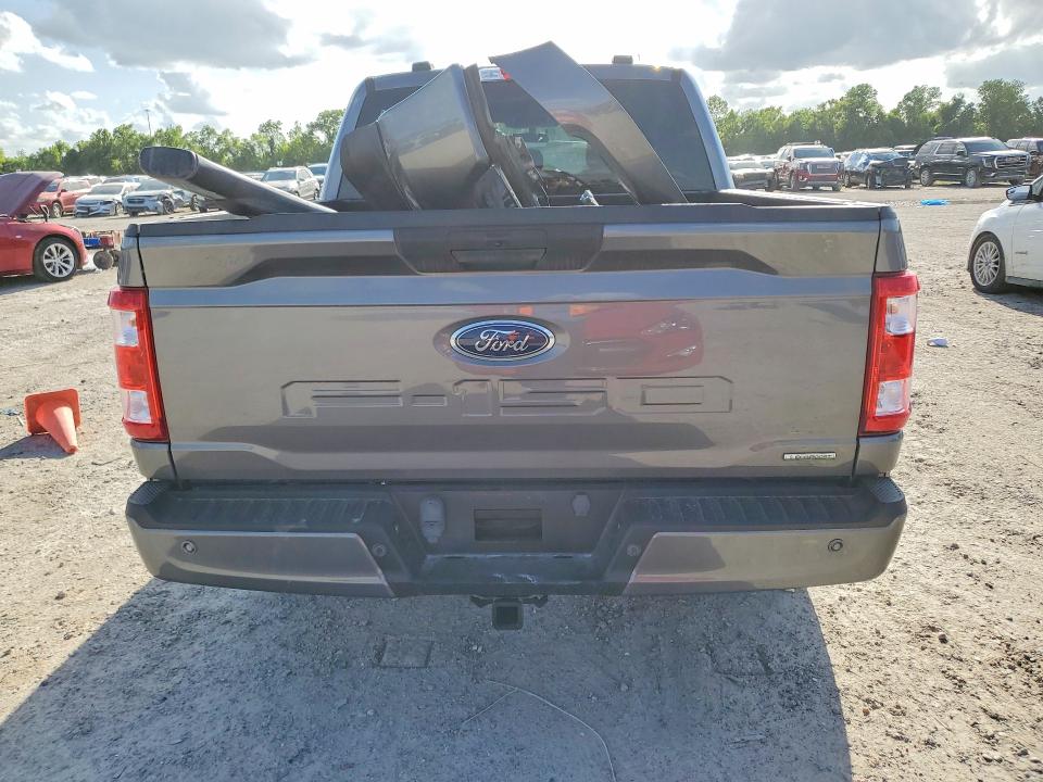2021 Ford VIN 1FTEW1CP5MFB26795 COPART salvage auction — FRONT END, Tx - Salvage Vehicle Title, sold $9,100 on 2026-07-31 (photo 6)