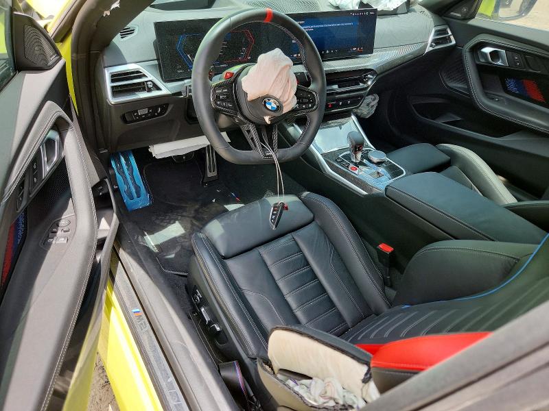 2026 BMW M2 VIN 3MF23DM03T8F98643 COPART salvage auction — FRONT END, TX - SALVAGE VEHICLE TITLE, sold $24,700 on 2026-07-24 (photo 8)