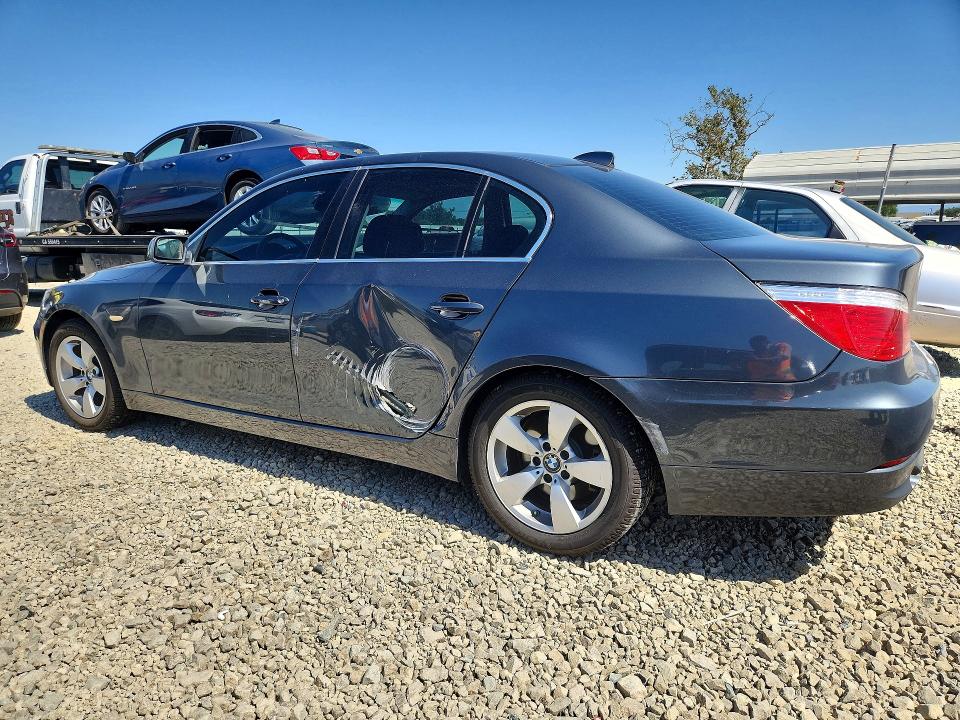 2008 BMW 5er VIN WBANU53528C114314 COPART salvage auction — SIDE, CA - SALVAGE CERTIFICATE, sold $60 on 2026-07-28 (photo 2)
