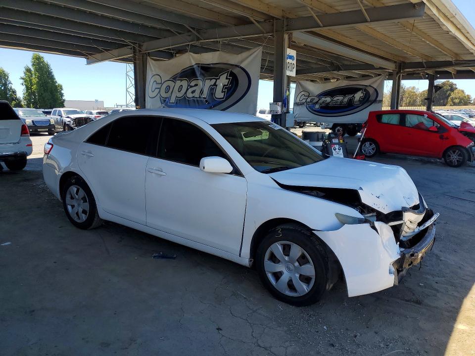 2007 Toyota Camry VIN JTNBE46K173004833 COPART salvage auction — FRONT END, CA - SALVAGE CERTIFICATE, sold $425 on 2026-07-21 (photo 4)