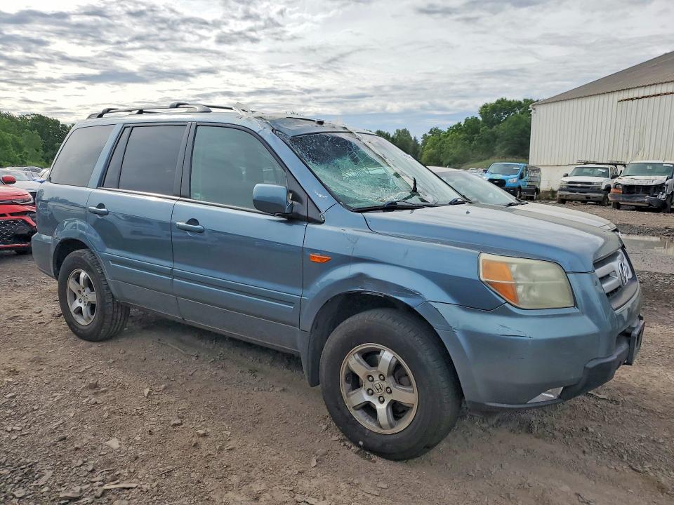 2006 Honda Pilot VIN 2HKYF18706H535608 COPART salvage auction — ROOF, Pa - Certificate Of Salvage, sold $575 on 2026-08-02 (photo 4)