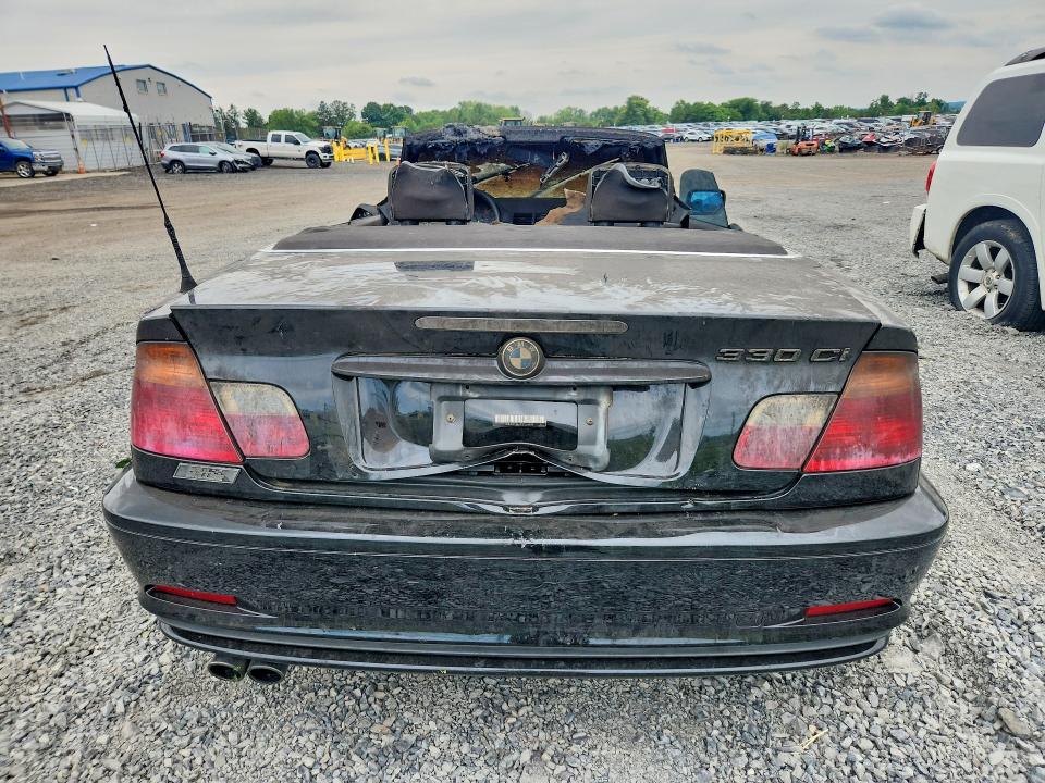 2001 BMW 3 series VIN WBABS53451EV85836 COPART salvage auction — BURN, Pa - Certificate Of Salvage, sold $400 on 2026-07-07 (photo 6)