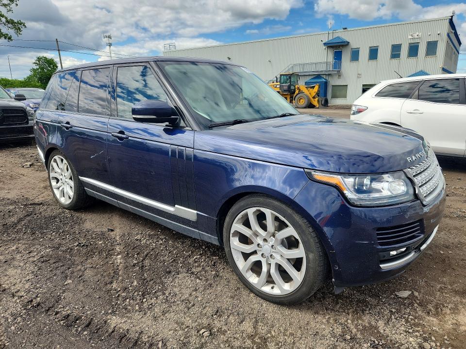 2015 Land rover RANGE ROVER VIN SALGS2VF8FA217888 COPART salvage auction — MINOR DENT/SCRATCHES, Qc - Gravement Accidente, sold $4,450 on 2026-07-07 (photo 4)