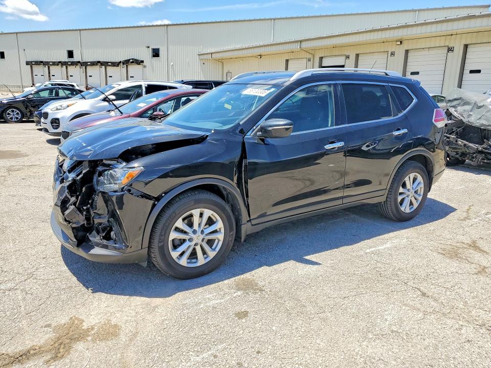 2016 Nissan Rogue VIN KNMAT2MT0GP594974 COPART salvage auction — FRONT END, Ky - Cert Of Title-Salvage, sold $1,500 on 2026-07-09 (photo 1)