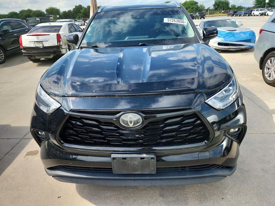 2020 Toyota Highlander VIN 5TDGZRAH4LS014952 COPART salvage auction — NORMAL WEAR, Tx - Certificate Of Title, sold $18,900 on 2026-07-30 (photo 5)